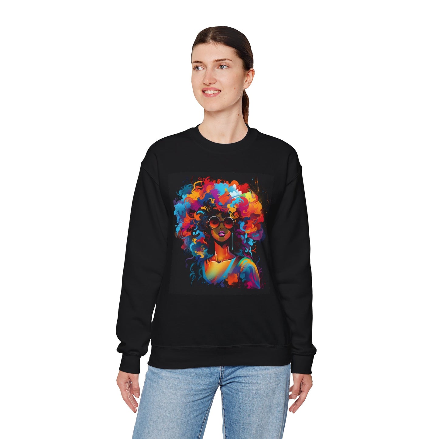 J Love Vibrant Art Sweatshirt for Bold Fashion Lovers
