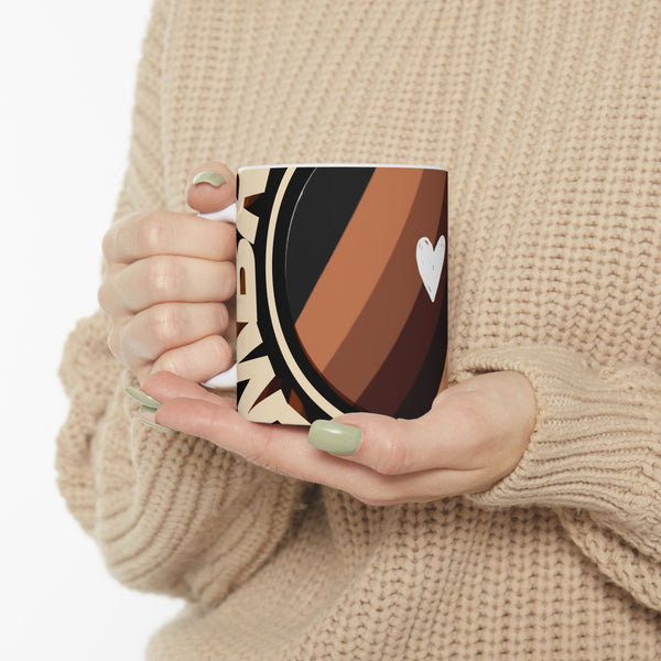 Embrace Melanin Globe Mug