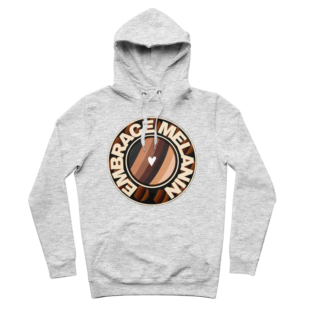 Embrace Melanin – 100% Organic Cotton Hoodie