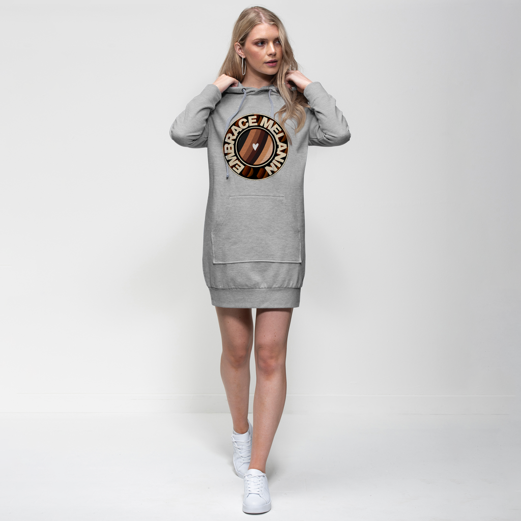 Embrace Melanin – Premium Adult Hoodie Dress