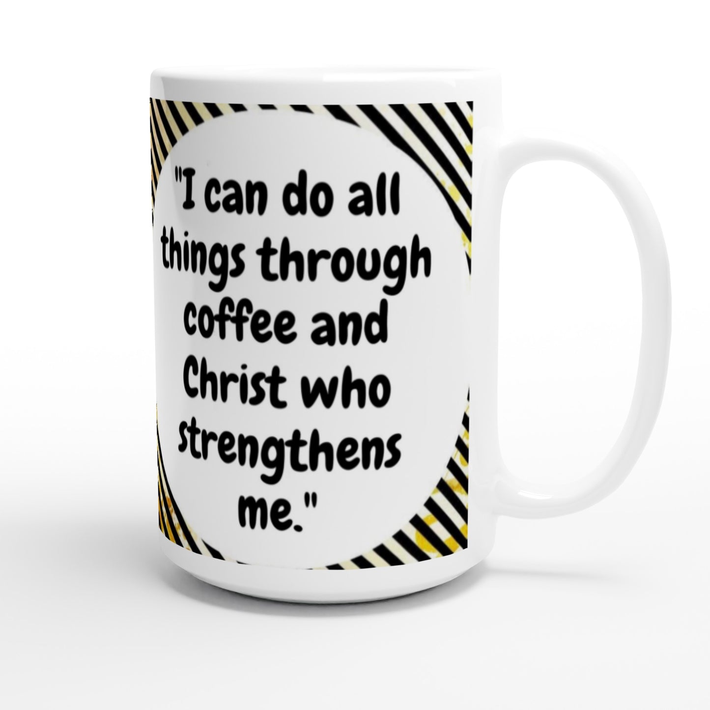 I Can Do All Things Large Ceramic Mug | Philippians 4:13 | SIIB