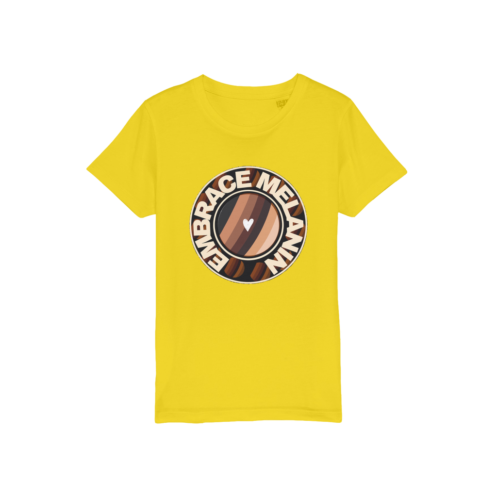 Embrace Melanin – Organic Jersey Kids T-Shirt