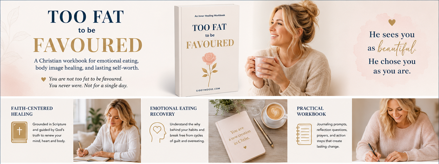 Too Fat To Be Favoured Paperback — Faith Journey Through Body Image & Identity