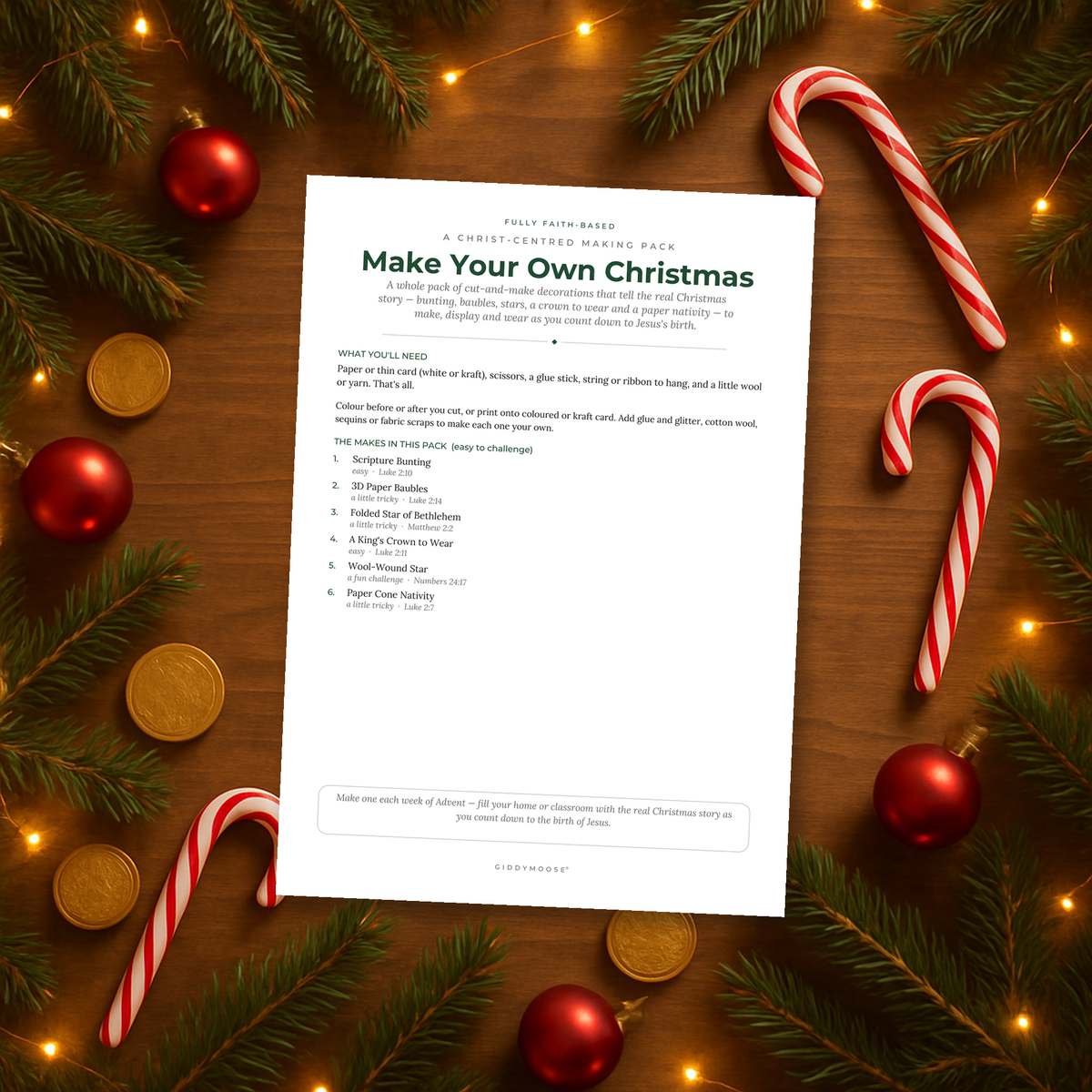 Make Your Own Christmas Decorations Printable — image 5