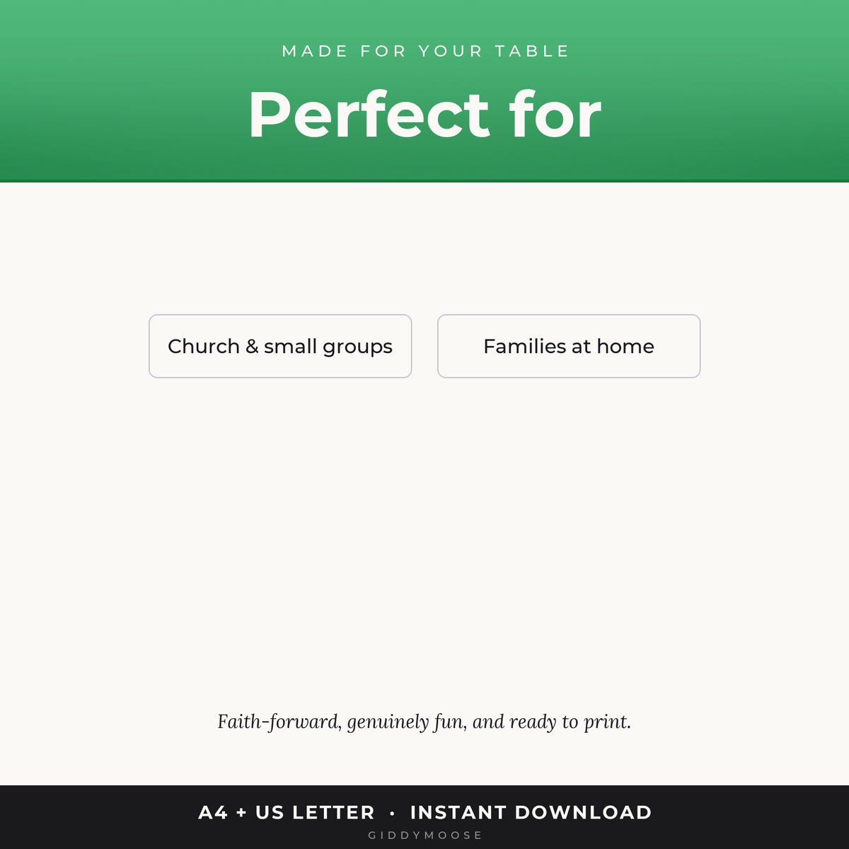 Christmas Categories Game Printable — image 4
