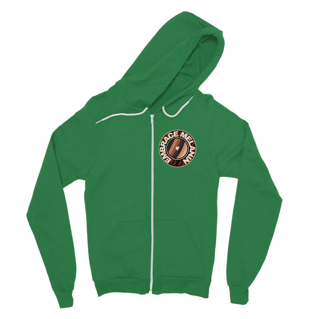 Embrace Melanin – Adult Zip Hoodie