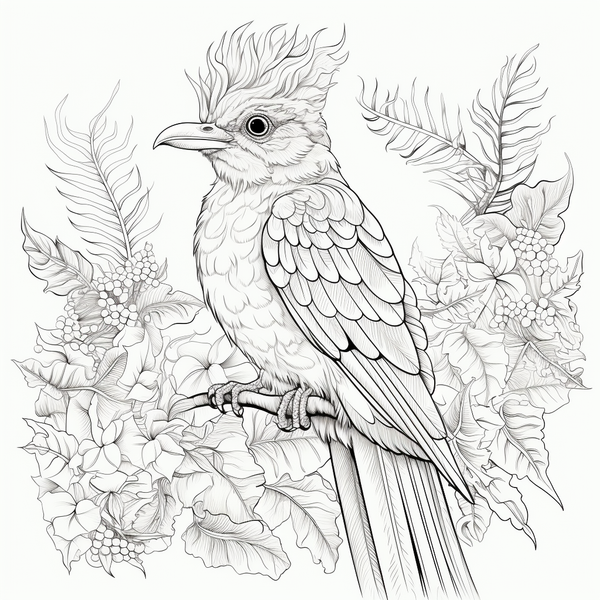 Birds of the World - Book 1 - Colouring challenge - Adults