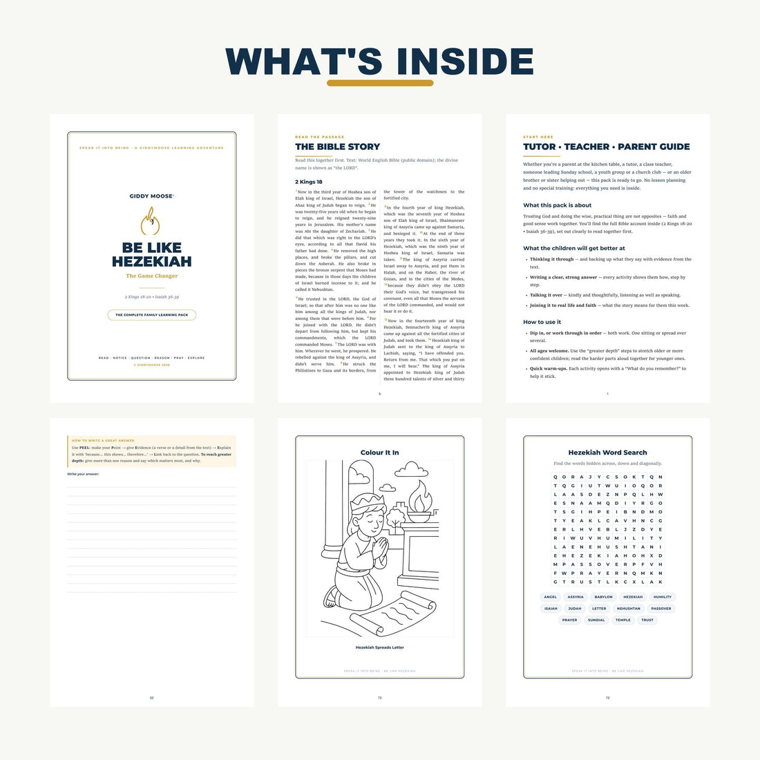 Christian Homeschool Activities: Bible Lesson Packs & Printable Resources