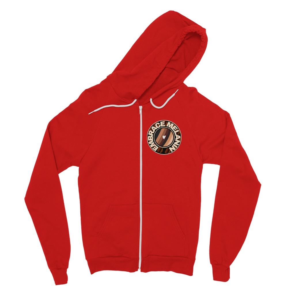Embrace Melanin – Adult Zip Hoodie