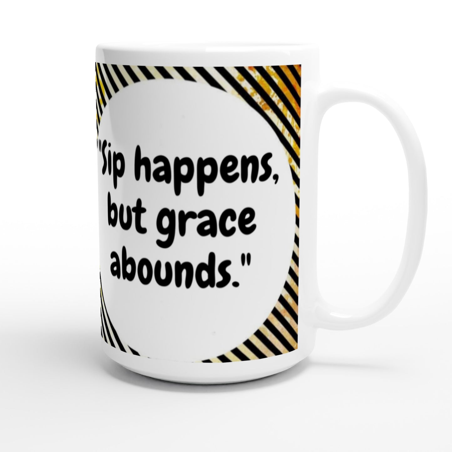 Sip Happens Large Ceramic Mug | Faith & Humour | SIIB