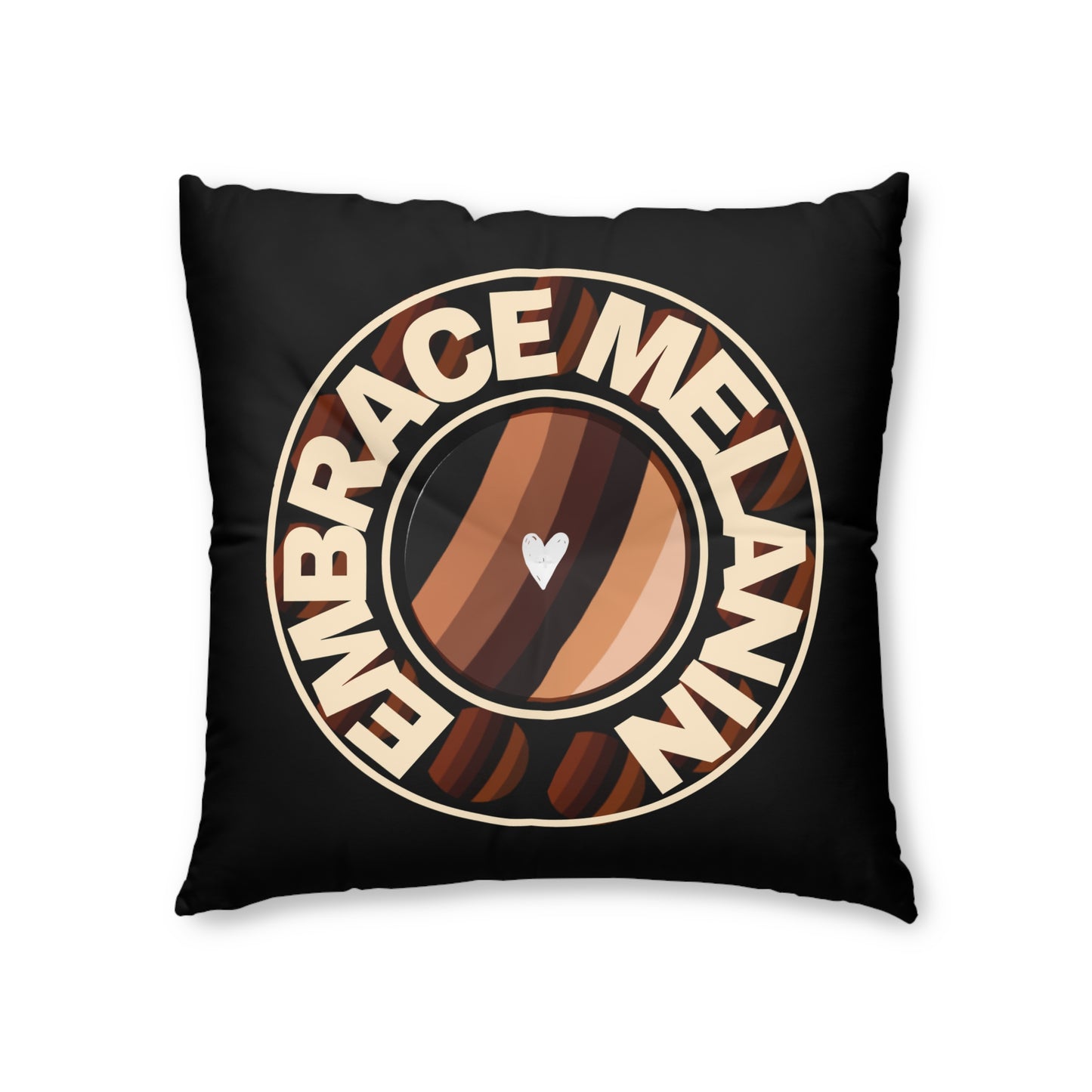 Embrace Melanin – Tufted Floor Pillow