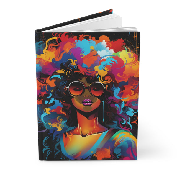 J Love Vibrant Art Hardcover Journal – 'I am Woman' , Ideal for Creativity and Inspiration