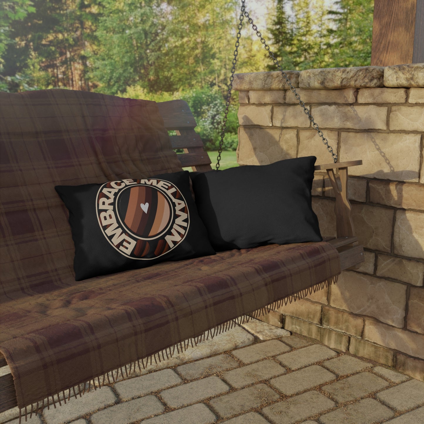Embrace Melanin – Outdoor Pillow
