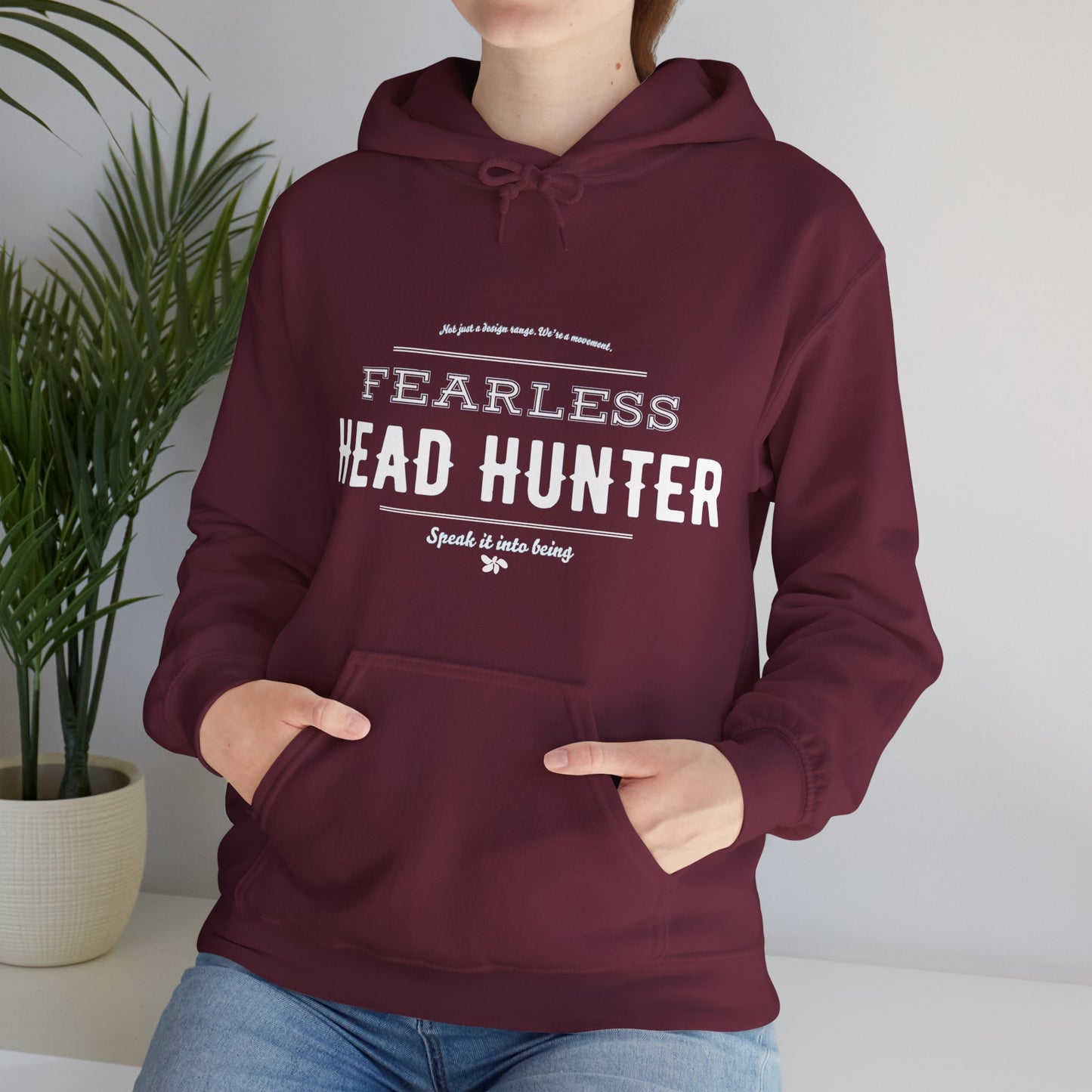 Hoodie - Fearless Head Hunter - Be Like David - SIIB