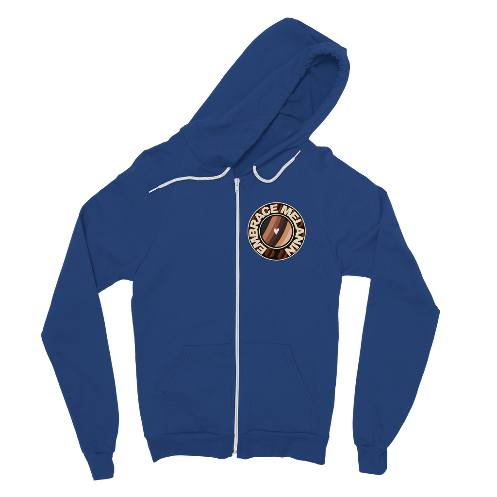 Embrace Melanin – Adult Zip Hoodie