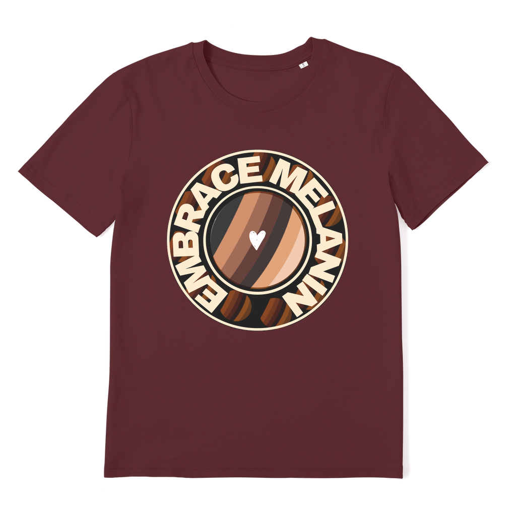 Embrace Melanin – Premium Organic Adult T-Shirt