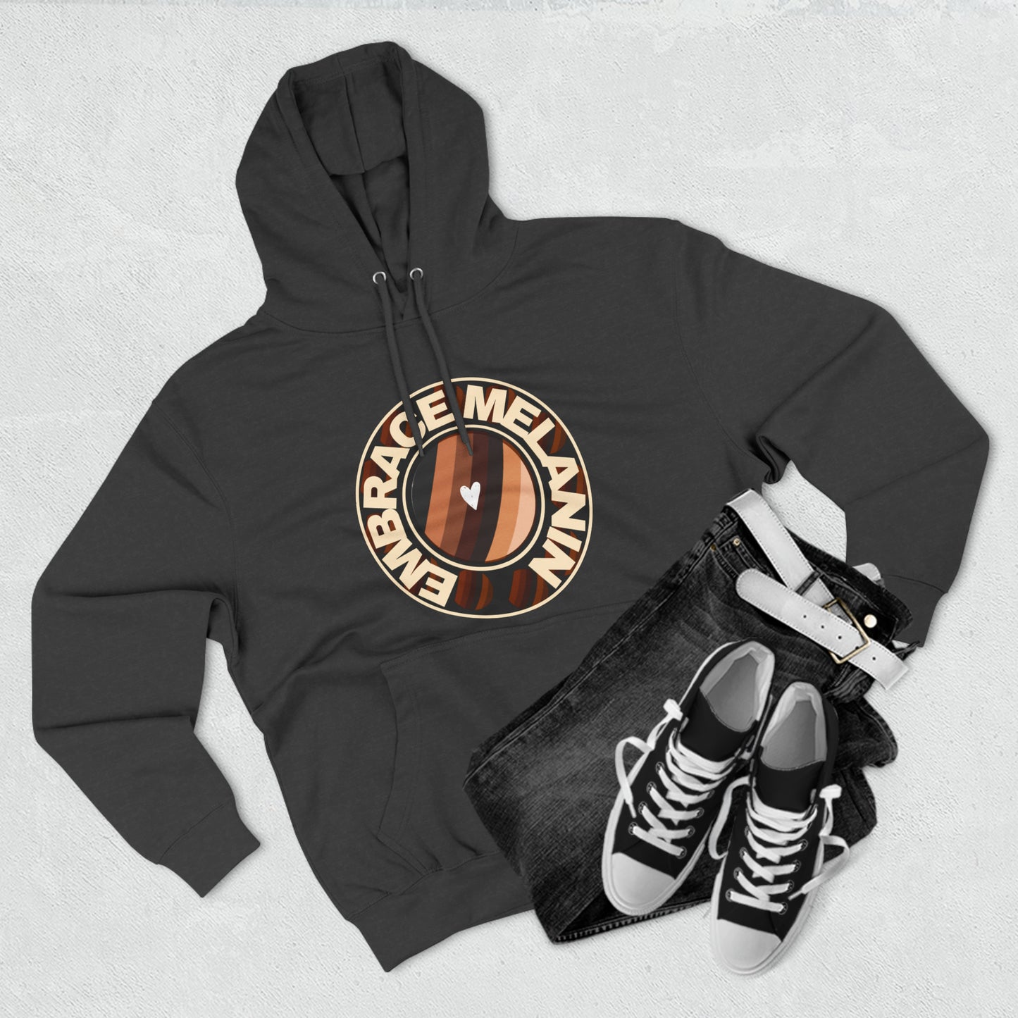 Embrace Melanin – Unisex Premium Organic Cotton Hoodie