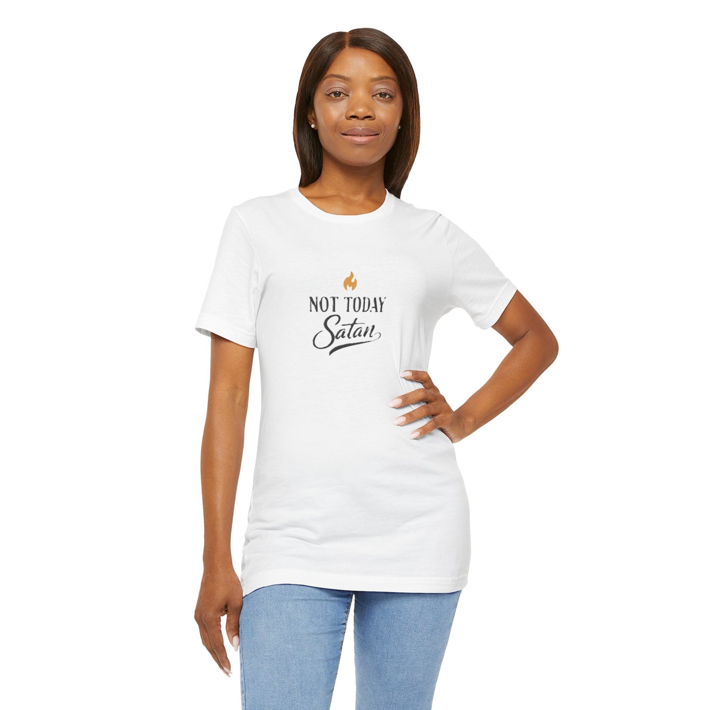 Not today Satan Unisex  T-Shirt