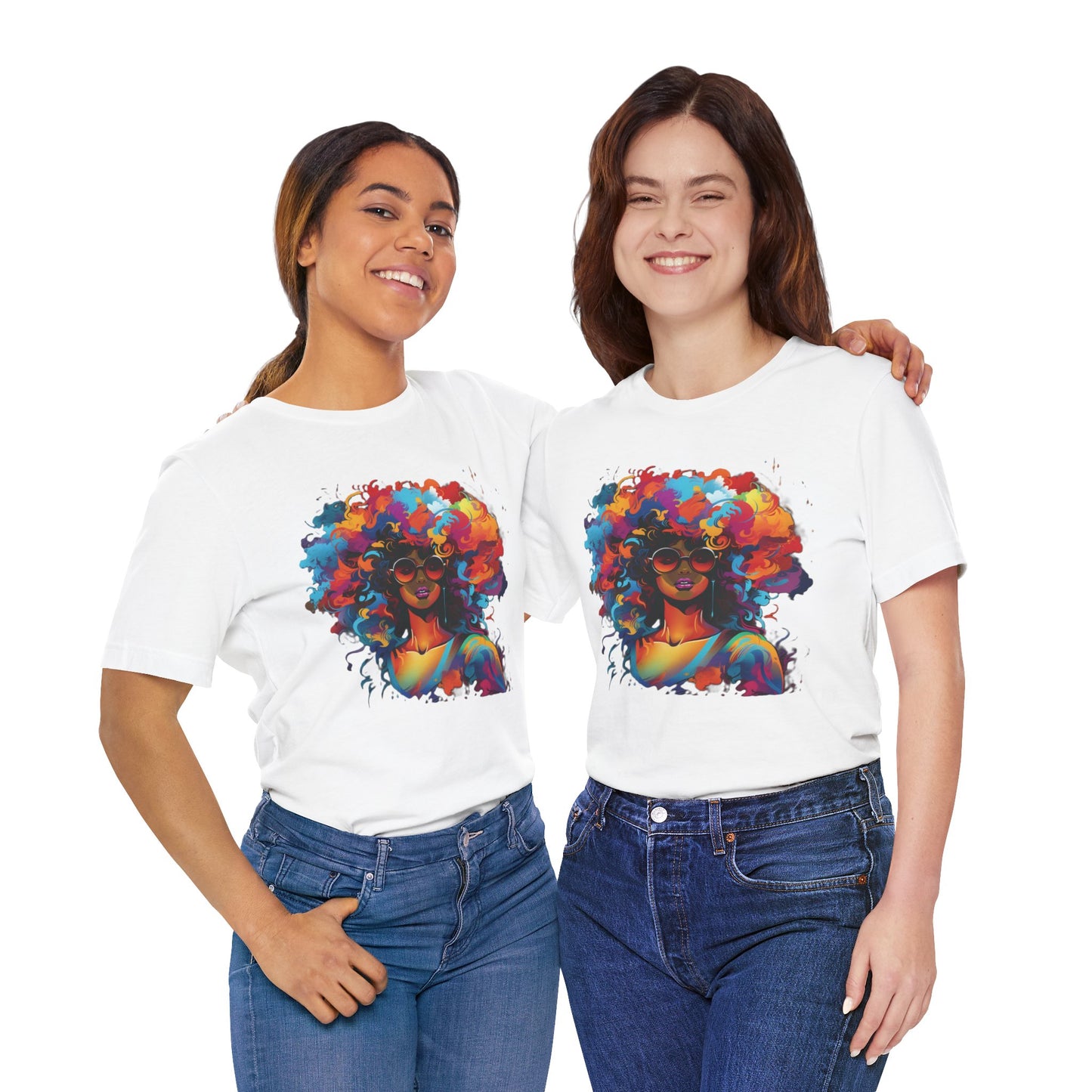 J Love Colorful 'I am woman' Unisex  T-Shirt