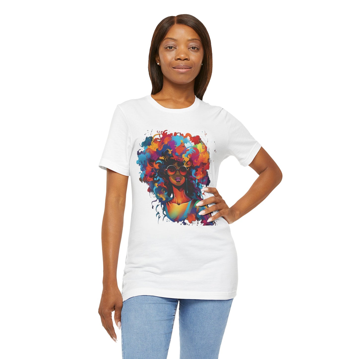 J Love Colorful 'I am woman' Unisex  T-Shirt