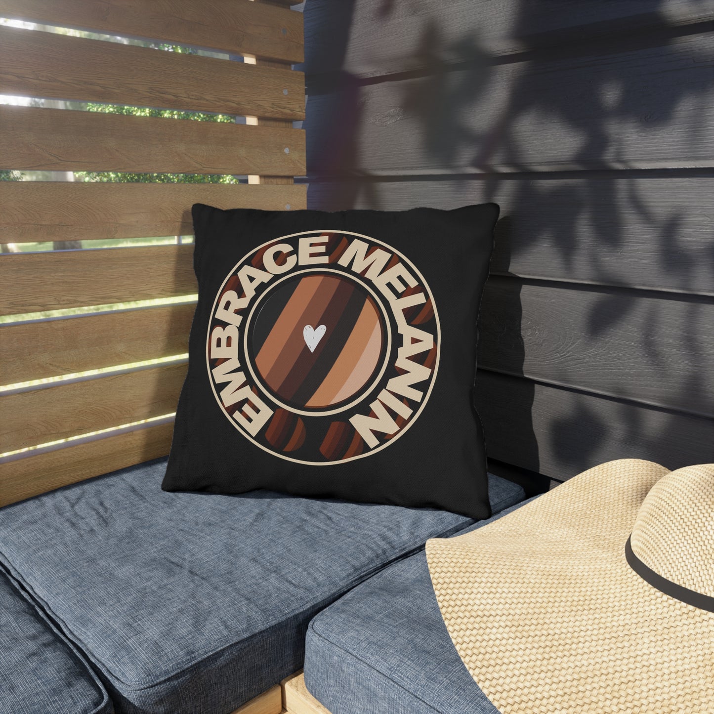 Embrace Melanin – Outdoor Pillow