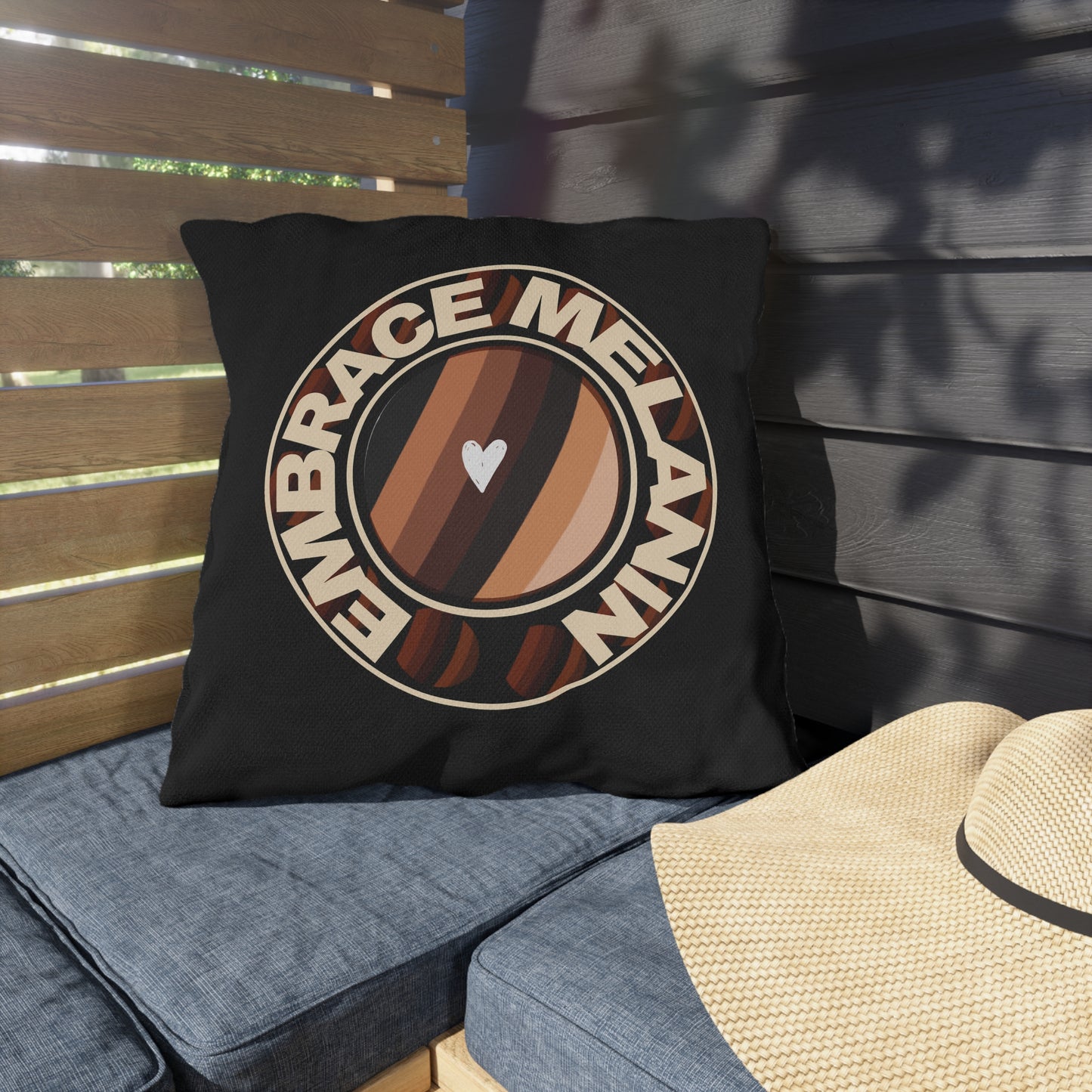 Embrace Melanin – Outdoor Pillow