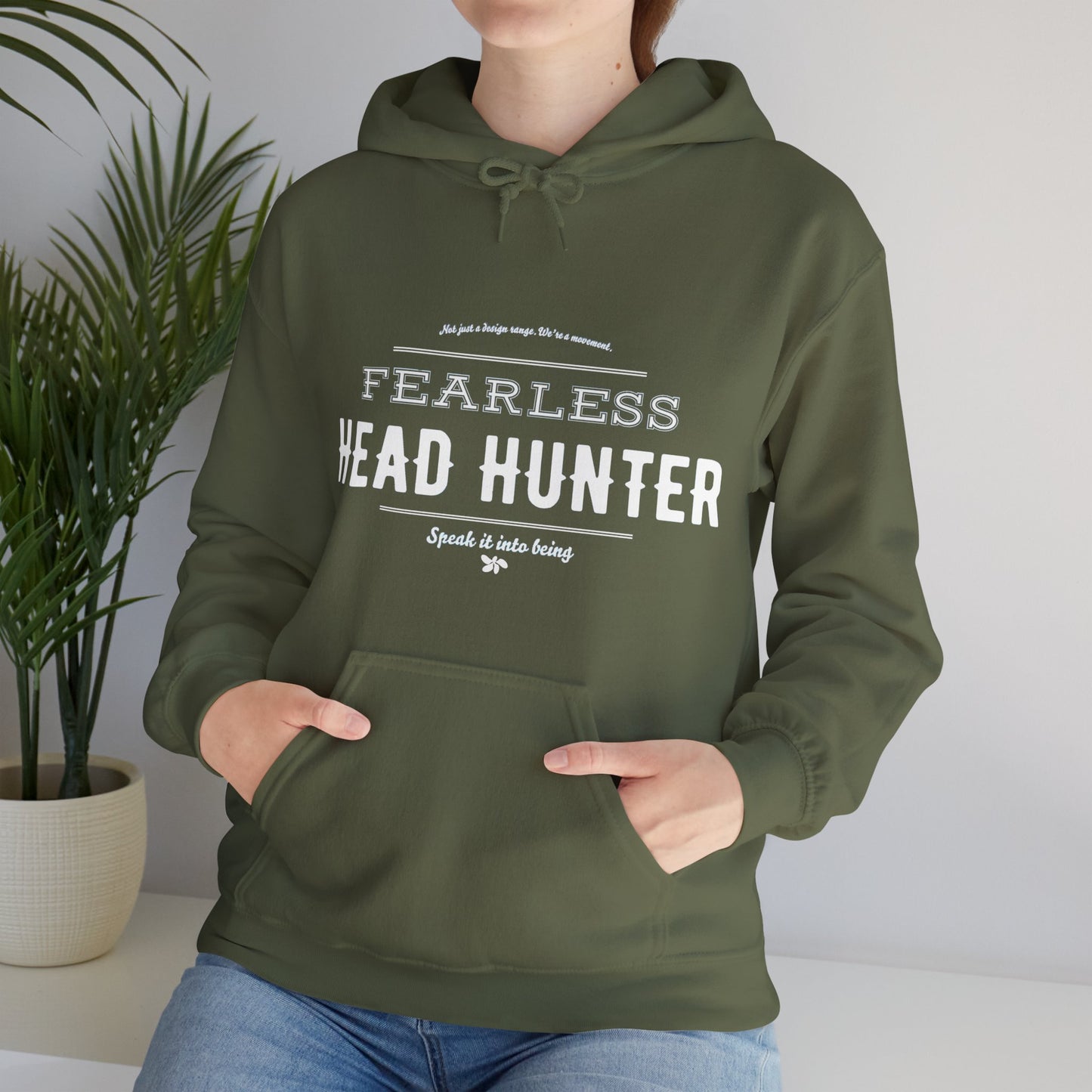 Hoodie - Fearless Head Hunter - Be Like David - SIIB