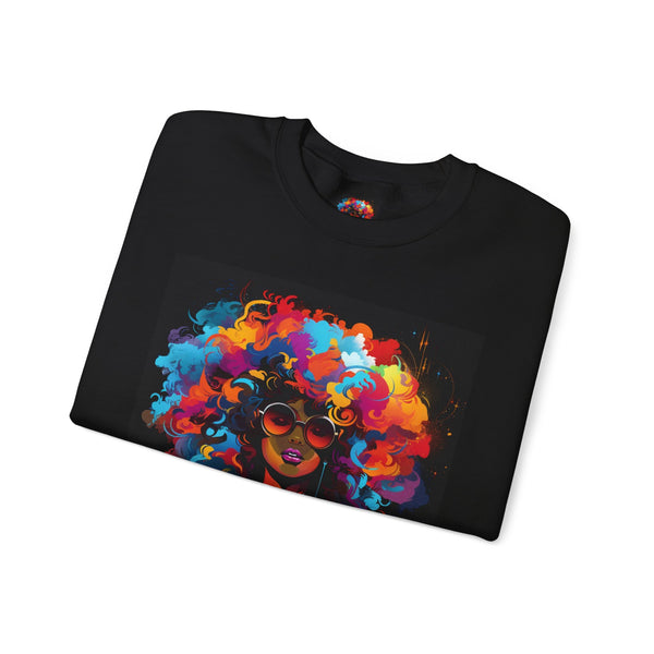 J Love Vibrant Afro Art Sweatshirt for Bold Fashion Lovers