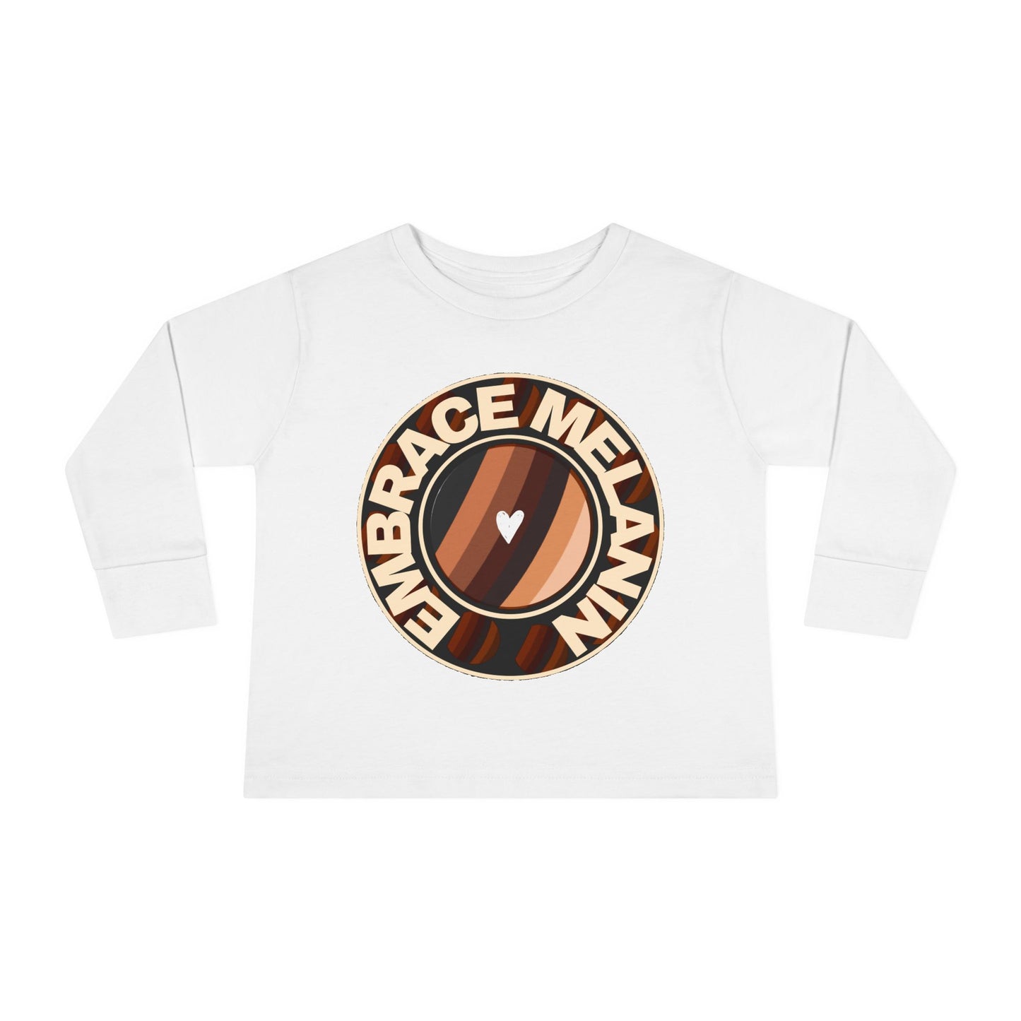 Embrace Melanin – Toddler Long Sleeve Tee
