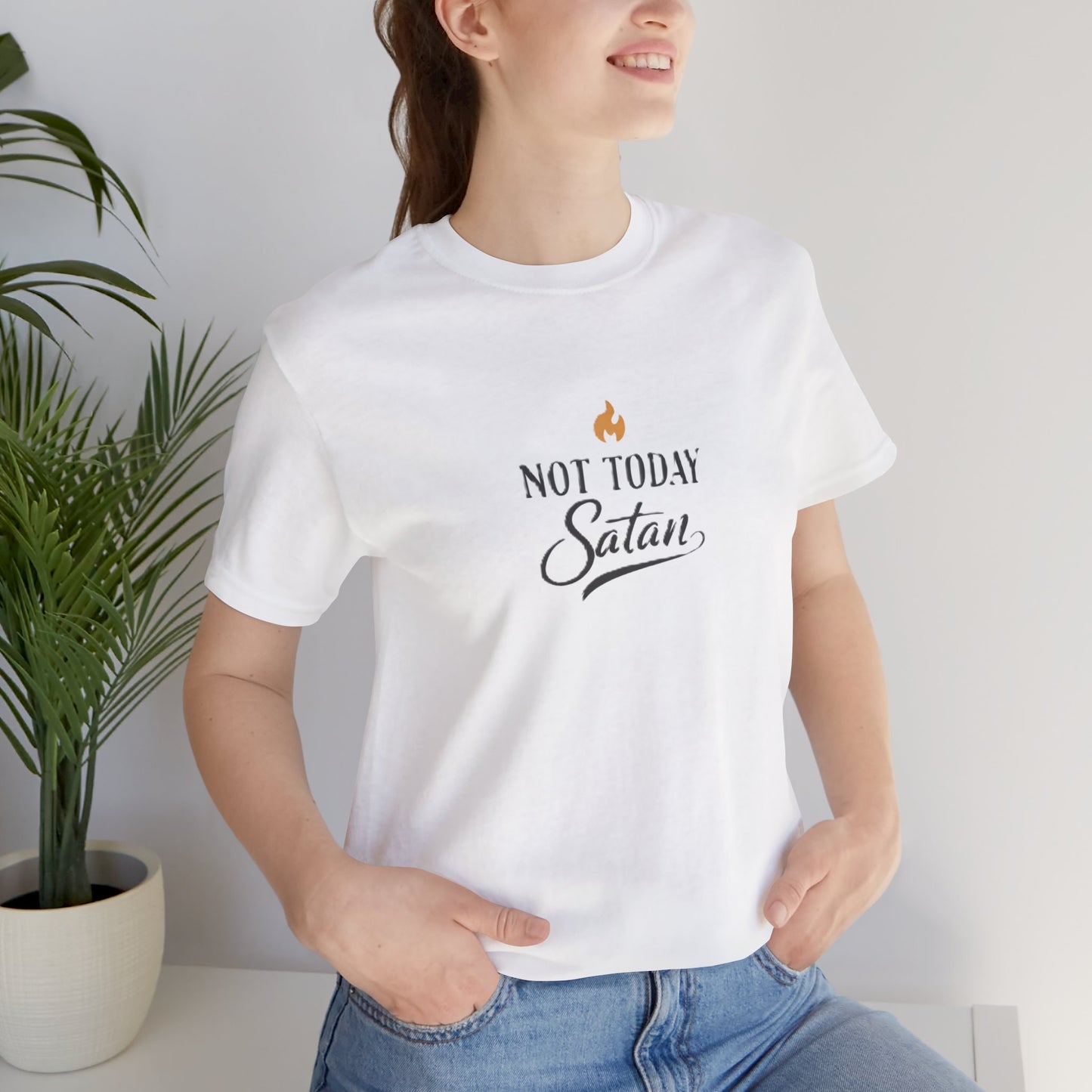 Not today Satan Unisex  T-Shirt
