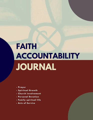 Faith Accountability journal: Self-help planning journal - Paperback/Hardback