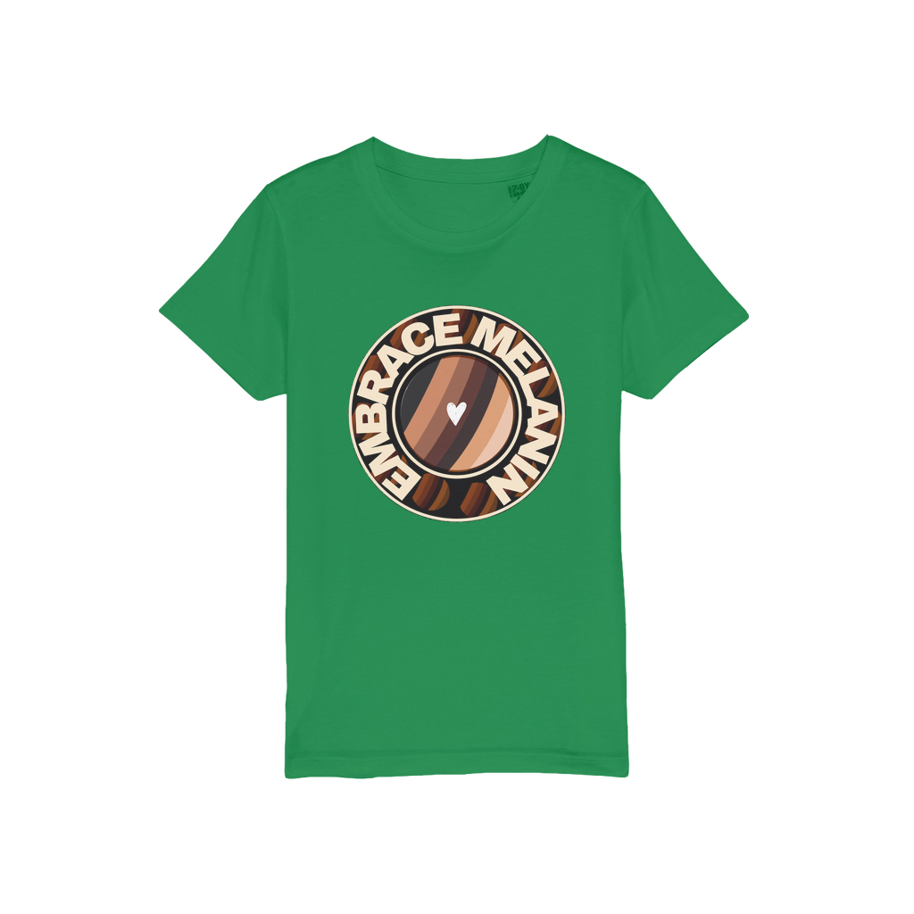 Embrace Melanin – Organic Jersey Kids T-Shirt