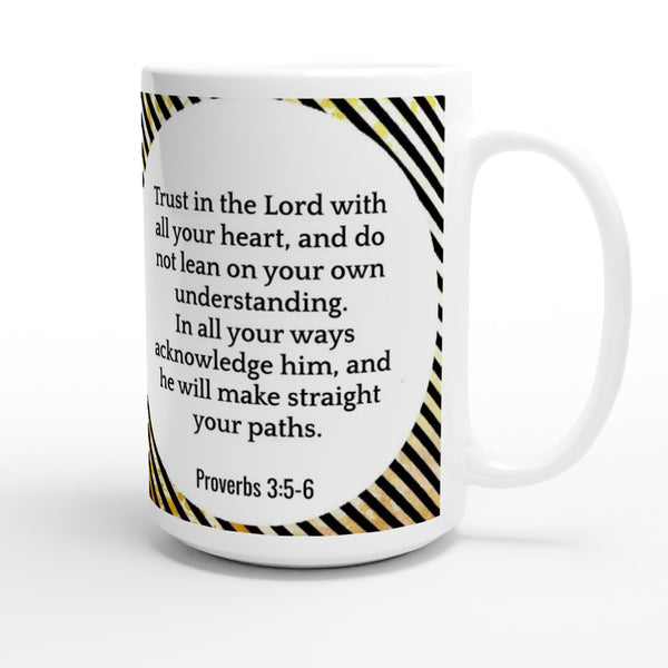 SIIB Proverbs 3:5-6 15oz Ceramic Mug