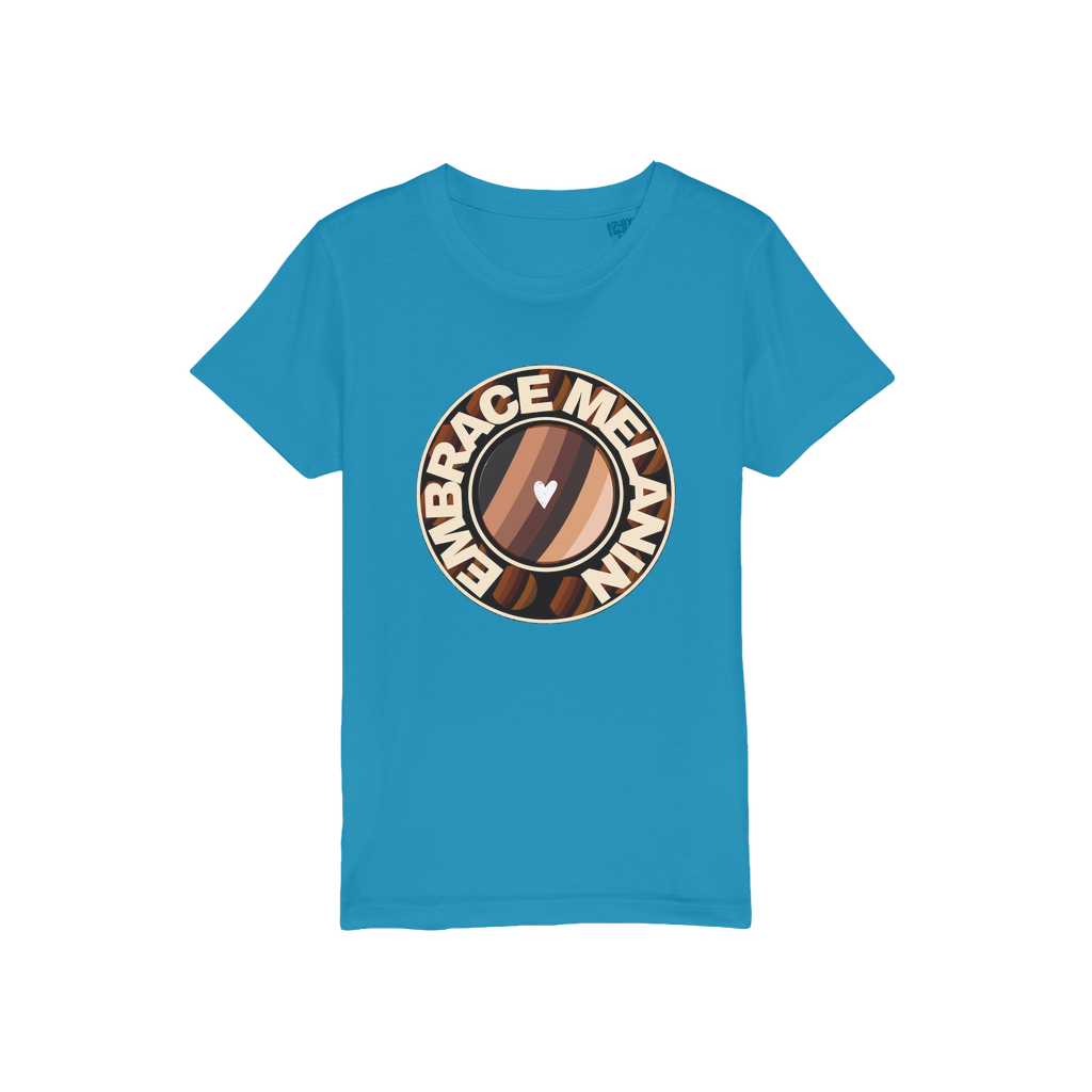 Embrace Melanin – Organic Jersey Kids T-Shirt