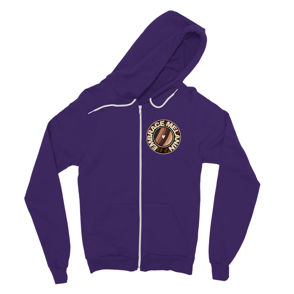 Embrace Melanin – Adult Zip Hoodie