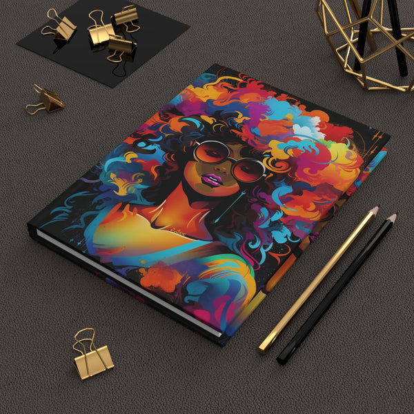 J Love Vibrant Art Hardcover Journal – 'I am Woman' , Ideal for Creativity and Inspiration