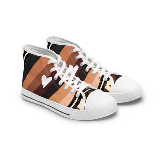 Embrace Melanin – Women's High Top Sneakers