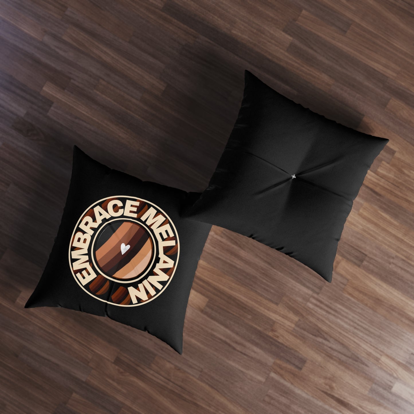 Embrace Melanin – Tufted Floor Pillow