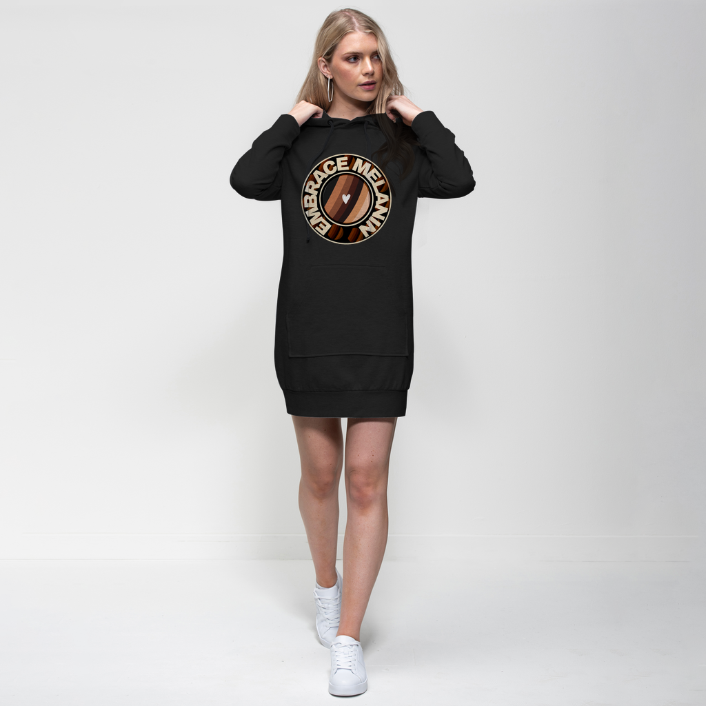Embrace Melanin – Premium Adult Hoodie Dress
