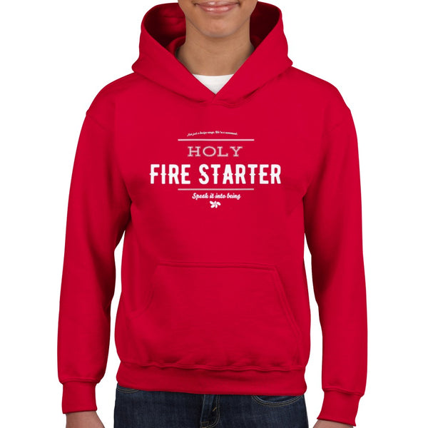 SIIB - Fire Starter - Childrens Hoodie, boys hoodie, girls hhoodie, Kids, affirmation, Christian, Gift, motivational,