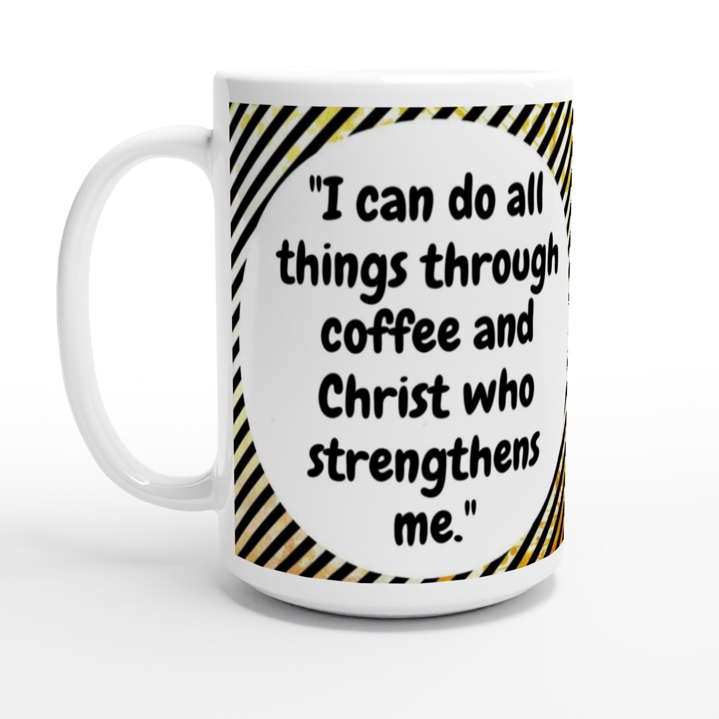 I Can Do All Things Large Ceramic Mug | Philippians 4:13 | SIIB