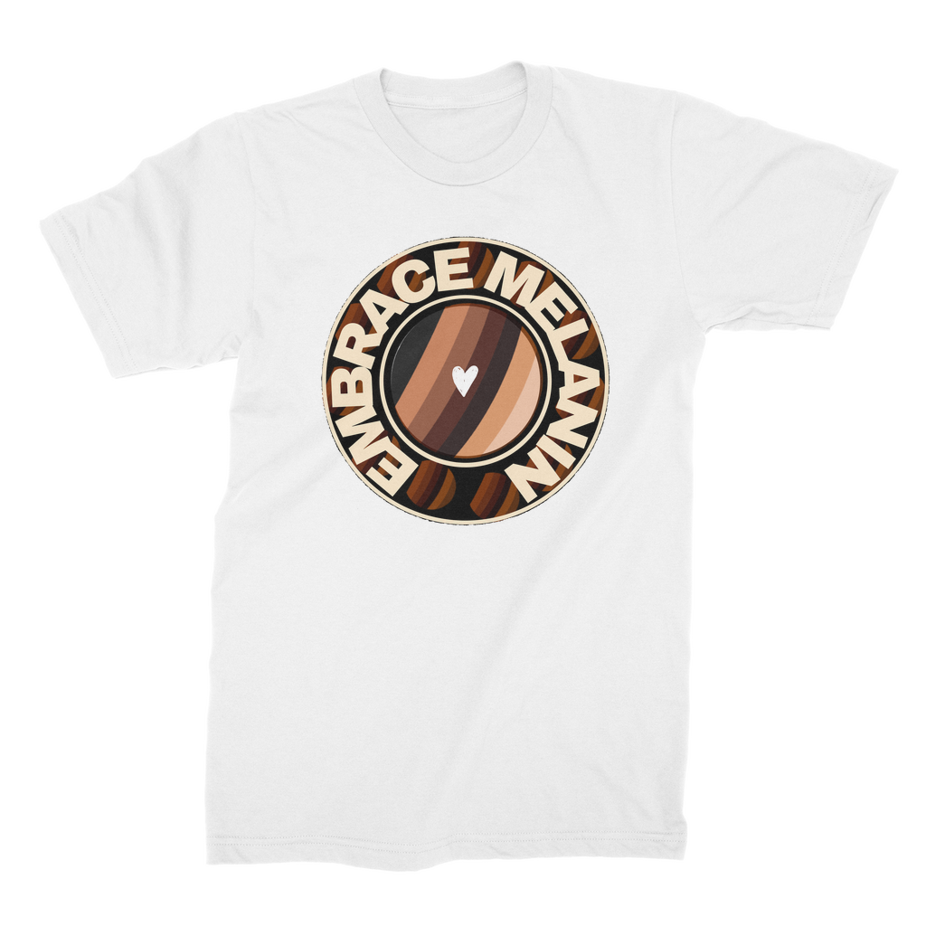 Embrace Melanin – Premium Jersey Adult T-Shirt