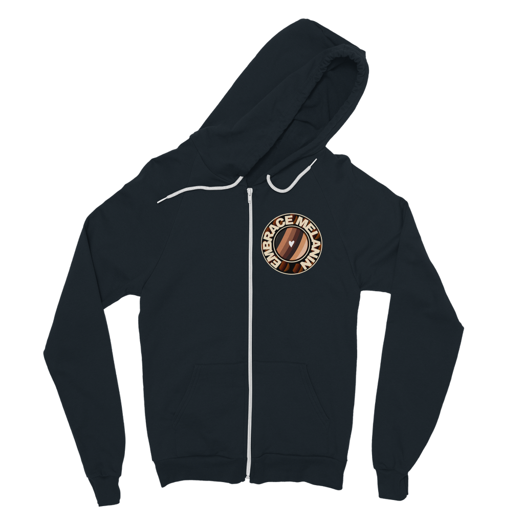 Embrace Melanin – Adult Zip Hoodie