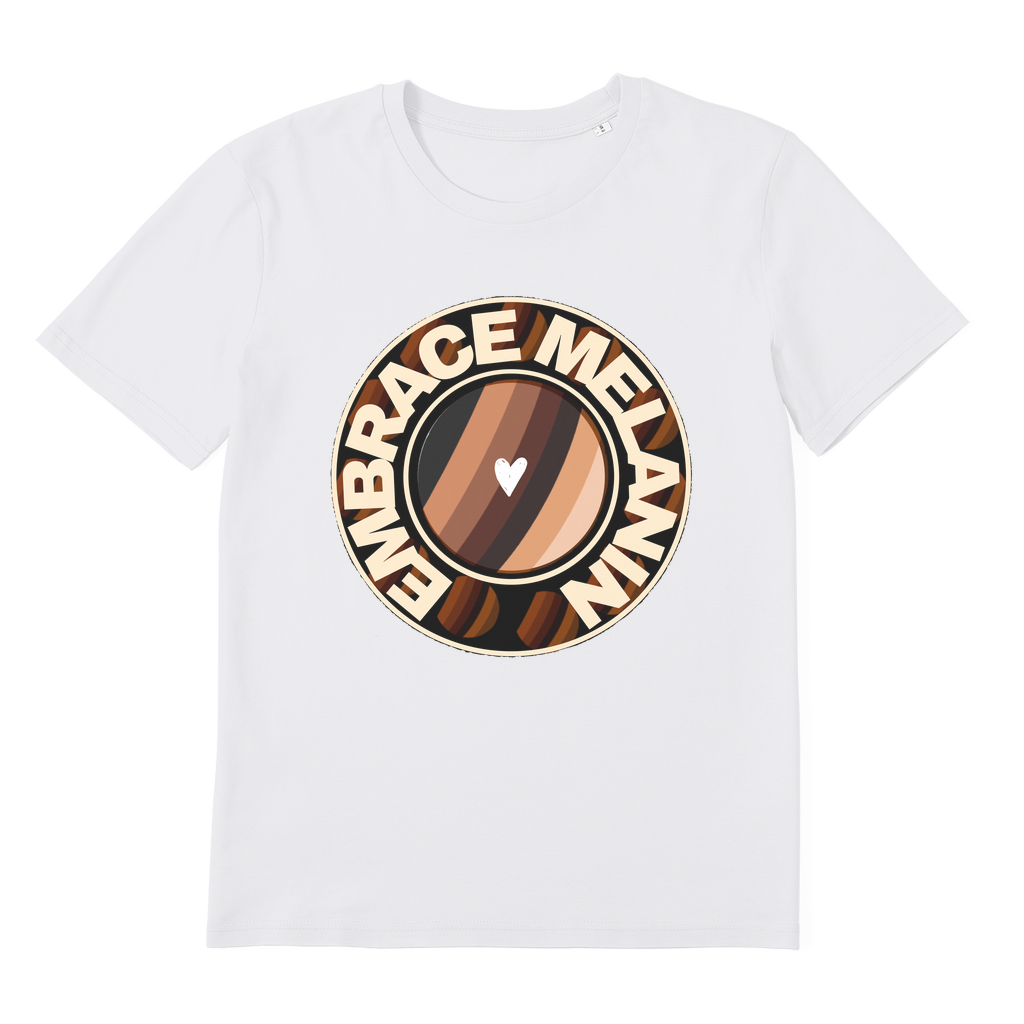 Embrace Melanin – Premium Organic Adult T-Shirt