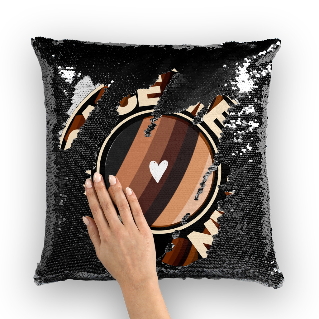 Embrace Melanin – Sequin Cushion Cover