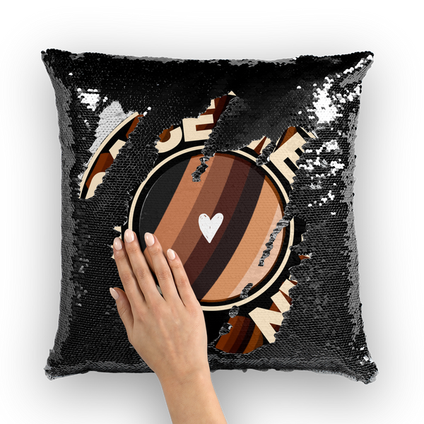 Mela Sequin Cushion Cover