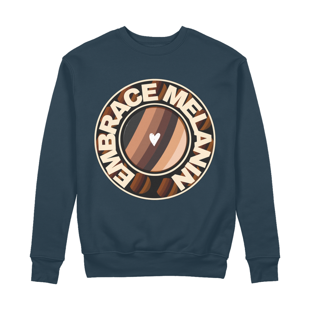 Embrace Melanin – 100% Organic Cotton Sweatshirt