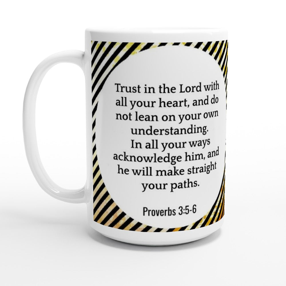 Proverbs 3:5-6 Large Ceramic Mug | Trust in the Lord | SIIB