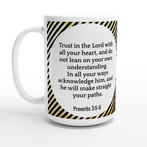 SIIB Proverbs 3:5-6 15oz Ceramic Mug