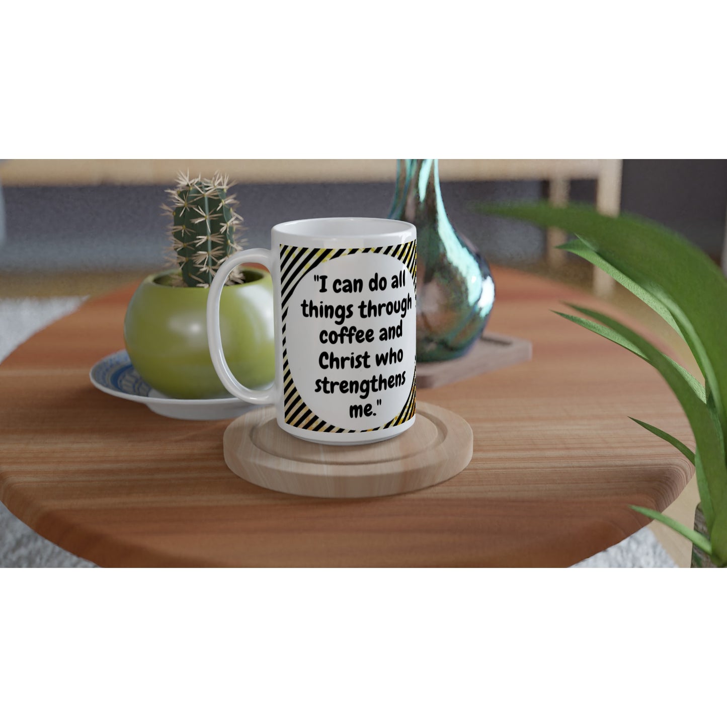 I Can Do All Things Large Ceramic Mug | Philippians 4:13 | SIIB